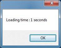 Notepad++ - okno z czasem wczytania programu NPP po przekazaniu argumentu -loadingTime