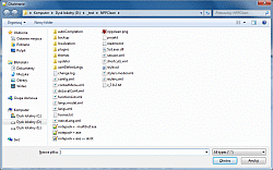Notepad++ - systemowe okno Otwieranie po wybraniu polecenia Dodaj pliki
