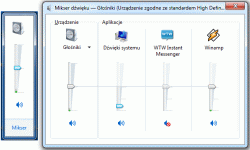 Windows 7 - kontrola głośności