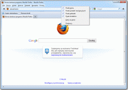 Firefox 4 - dostosowany widok interfejsu przeglądarki
